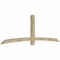 Ekena Millwork Bellingham Rough Sawn Timber Gable Bracket, Douglas Fir, 108"W x 36"H x 4"D x 4"F, 8/12 Pitch GBW108X36X0404BEL00RDF - alternate 3